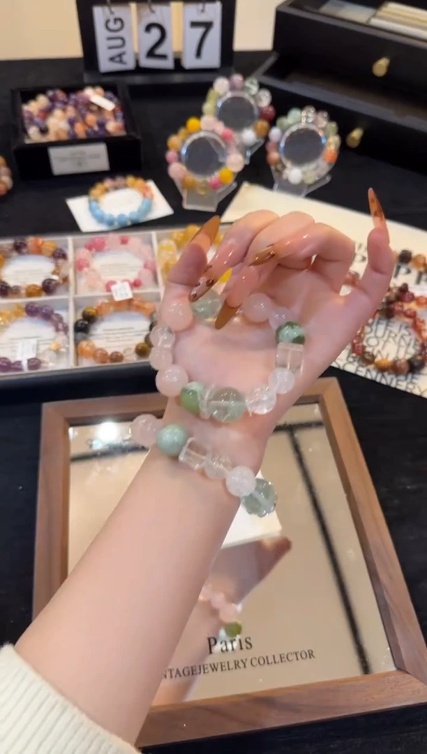 合金手链水晶多宝手链x2809