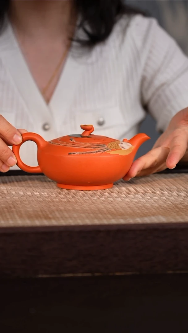 茶壶紫砂南红玉砂 300cc
