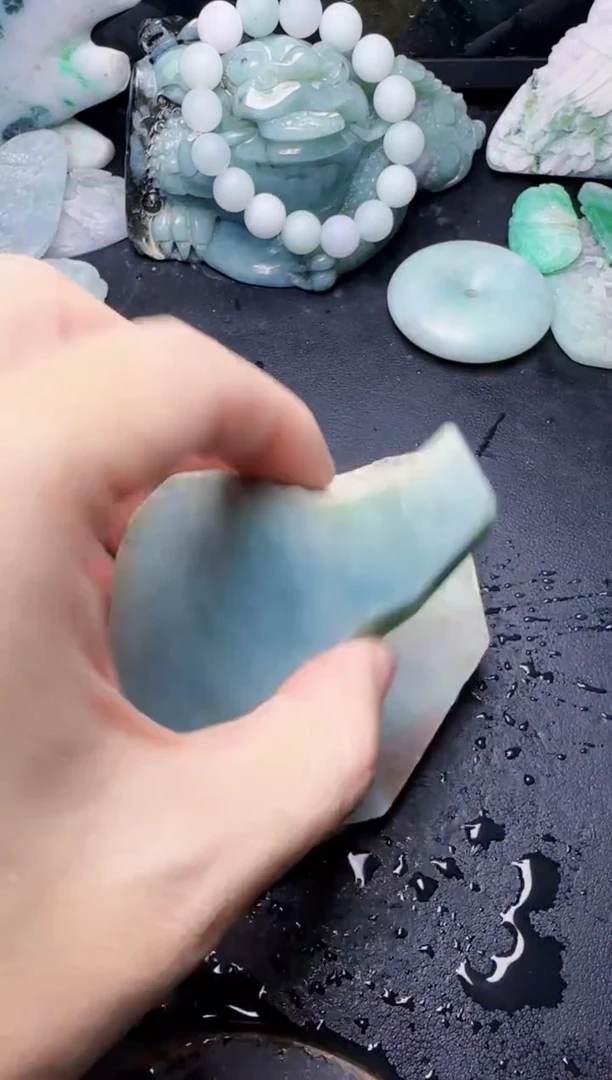 颈饰未镶嵌翡翠虫**虫80