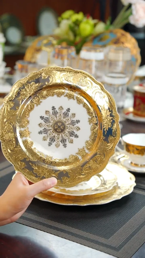 瓷片9英寸平盘 1个