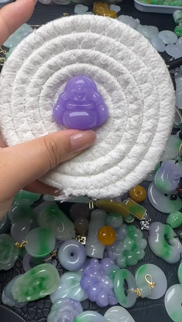 颈饰未镶嵌翡翠缅甸翡翠吊坠