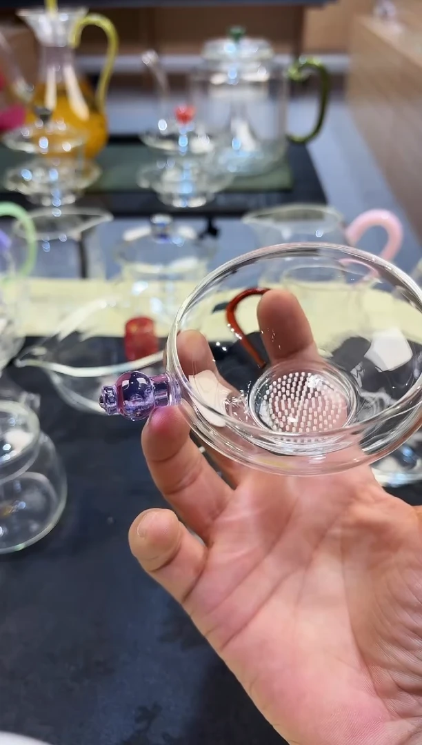 紫色奉珠茶漏简装发货