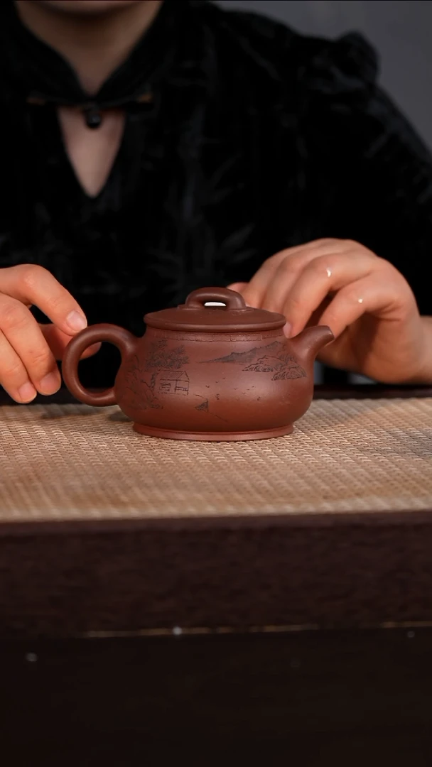 茶壶紫砂紫泥 250cc