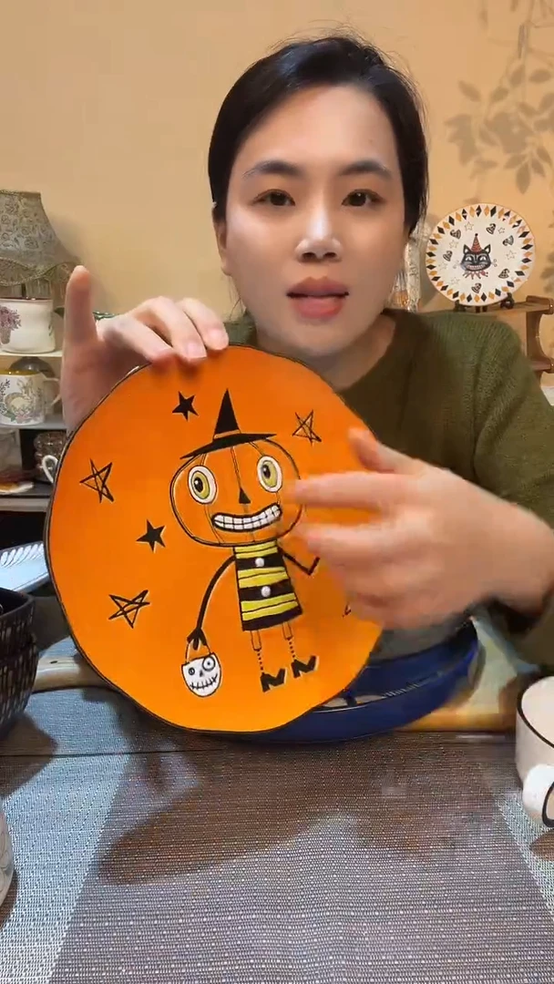 瓷片8.5英寸盘 微瑕介意勿拍