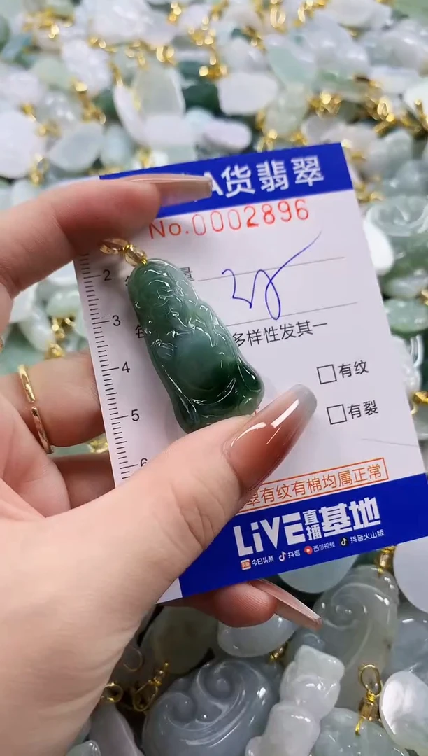 颈饰未镶嵌翡翠天然A货翡翠