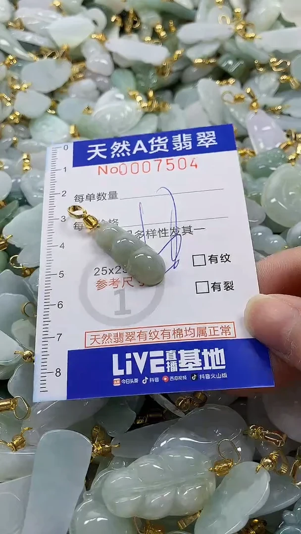 颈饰未镶嵌翡翠纯天然a货翡翠