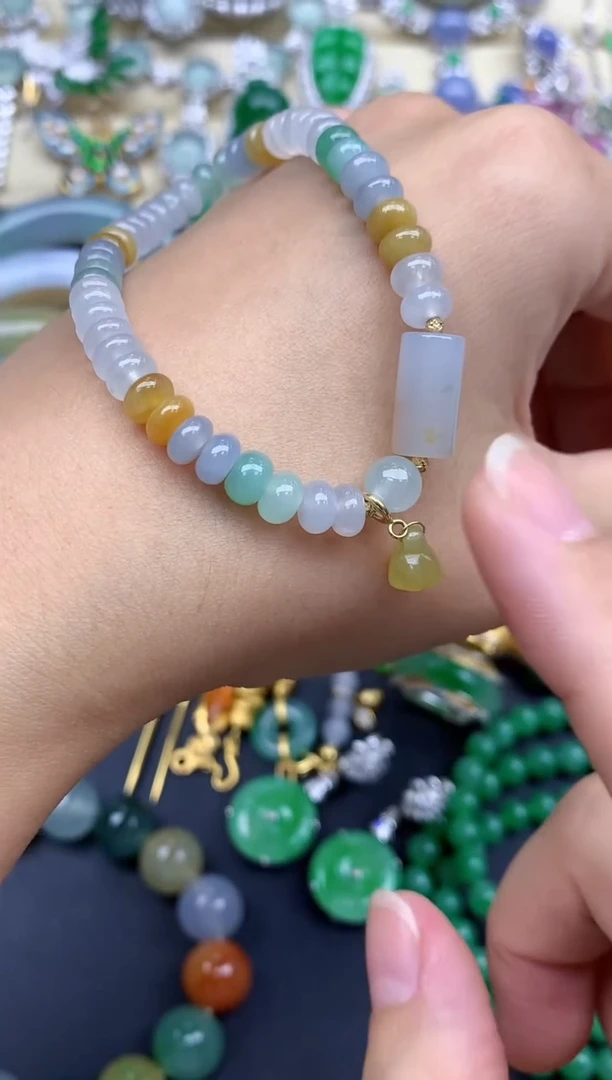 未镶嵌手链翡翠239-春日珠宝