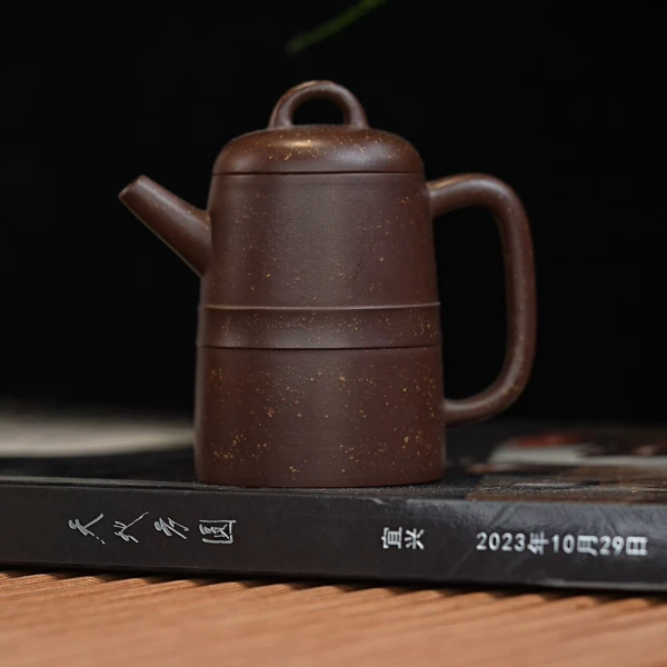 【高振宇专属】紫泥 寒钟 周超 150cc全手工紫砂壶