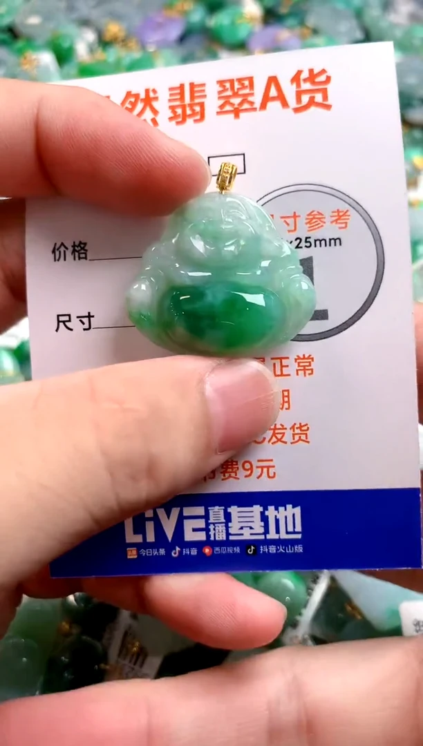 颈饰18K金镶嵌翡翠0315148705