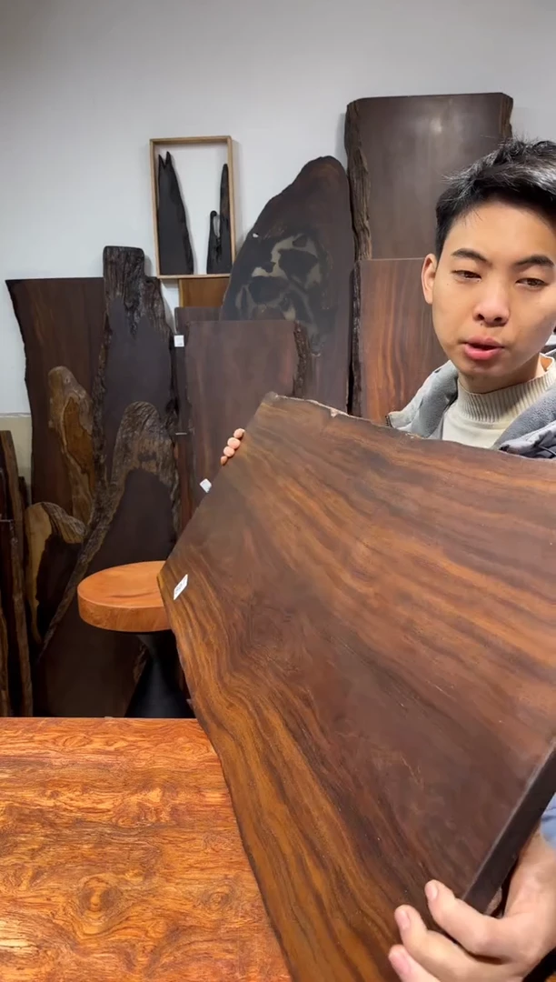 风车木（黑檀木）尺寸100*43-47*2.3编号867