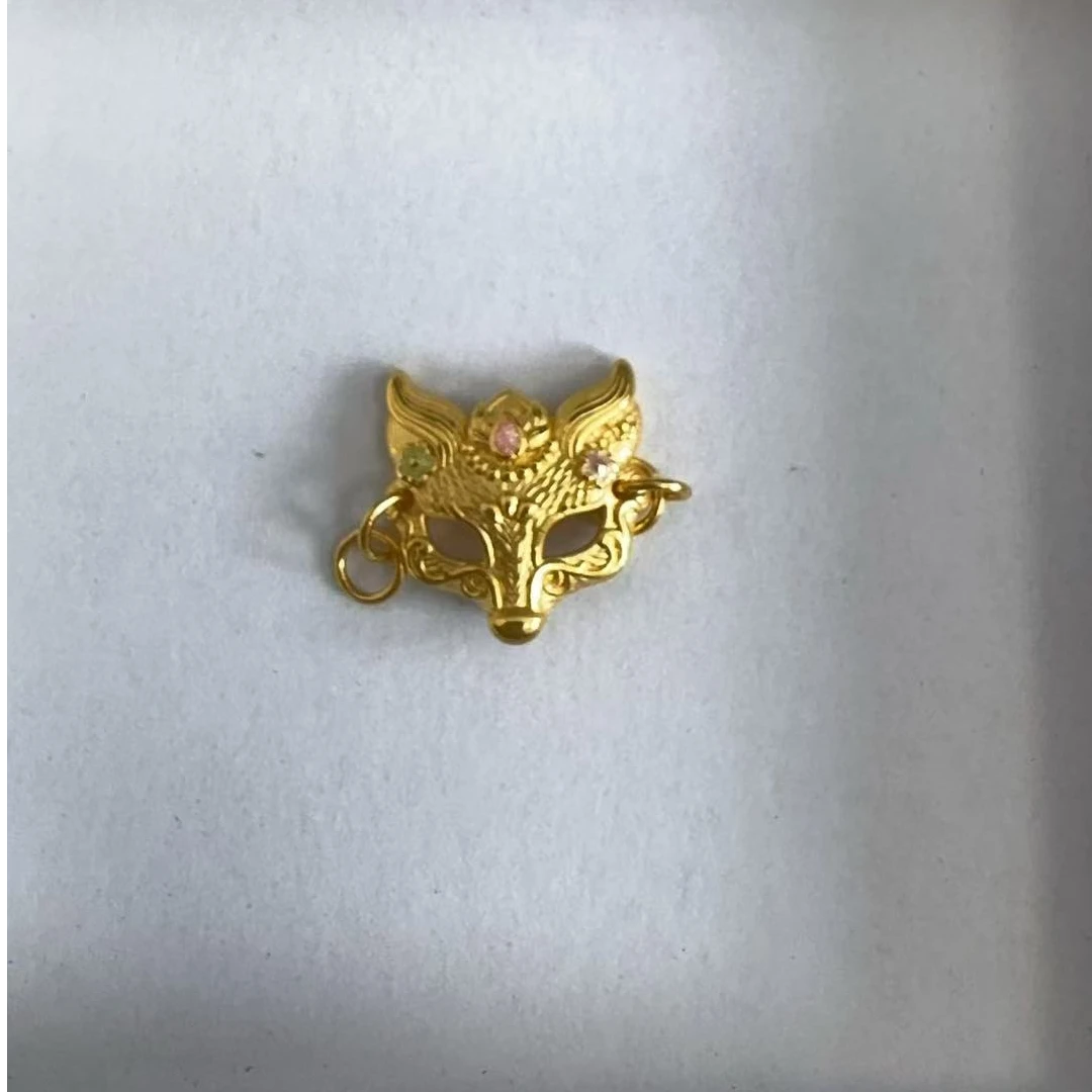 足金999狐狸配件