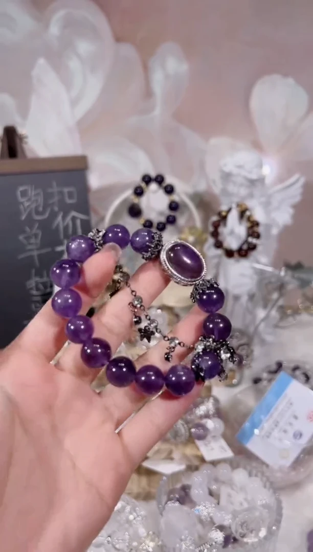 【闪购商品】水晶手链未镶嵌天然水晶默认微瑕 多样性发货发其一