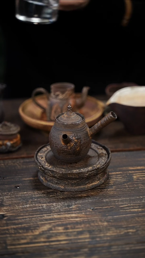 全手工制作  南蛮侧把壶110cc