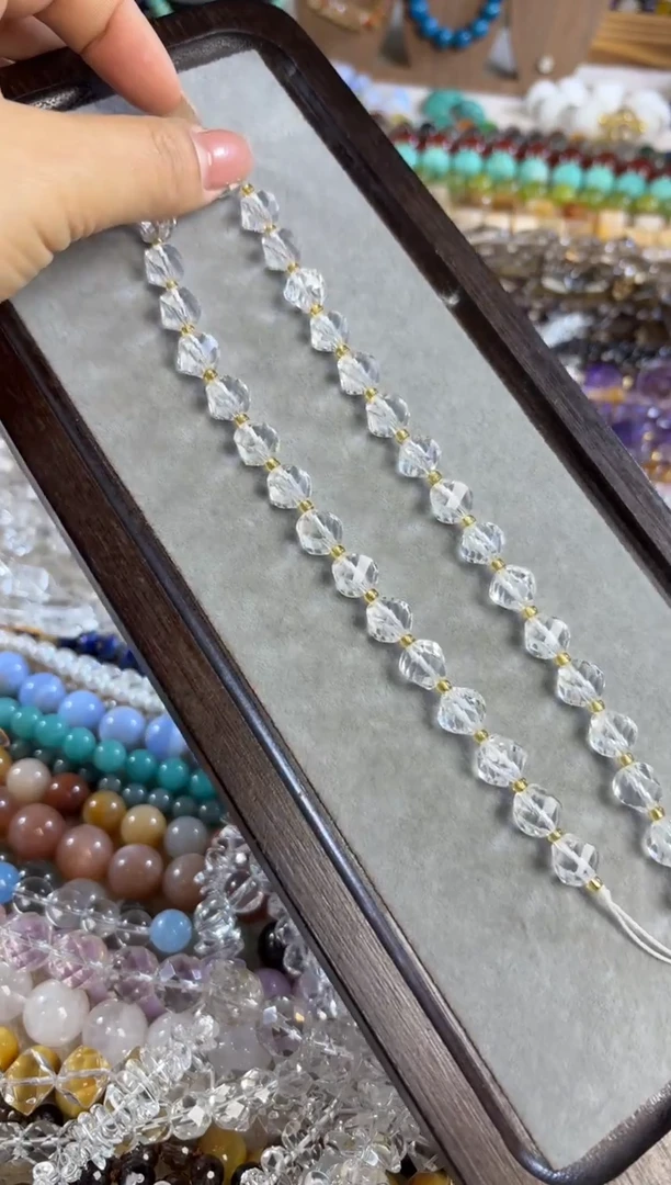 未镶嵌玛瑙/玉髓珠宝半成品白水扭扭