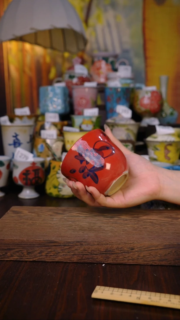 摆件泥垚手作 景德镇手工手绘器物