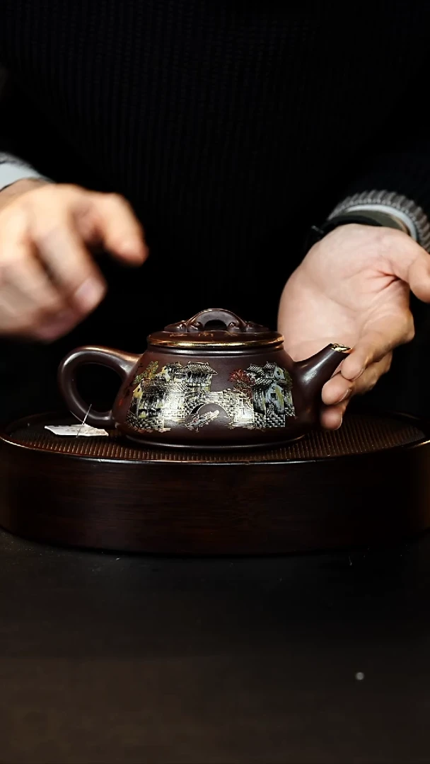 茶壶紫砂宜兴紫砂壶h13014