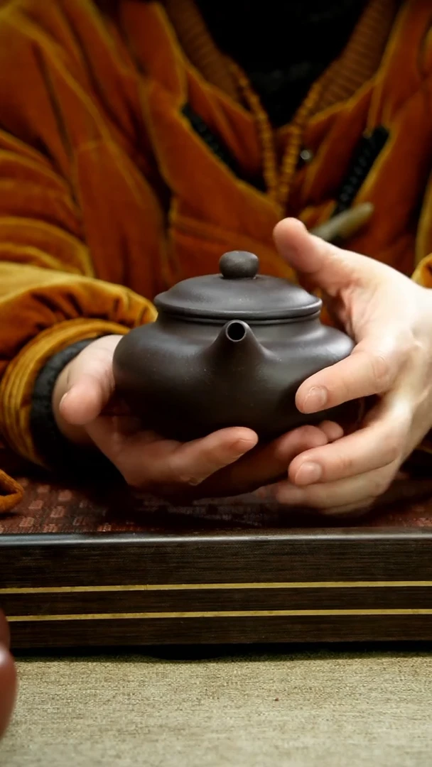 【闪购商品】紫砂茶壶老天青 仿古