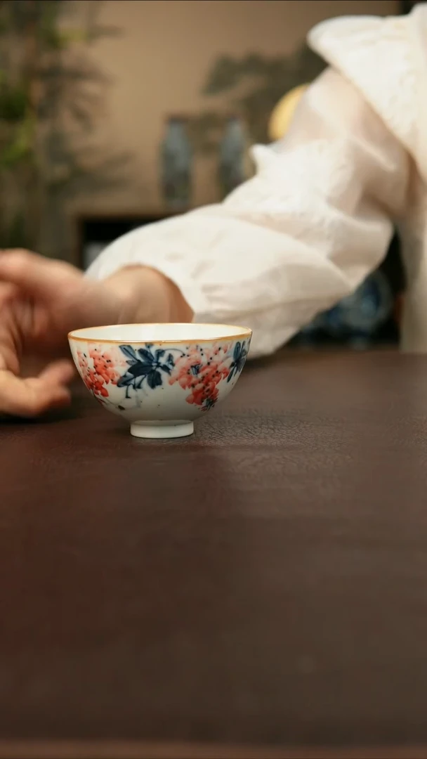 景德镇陶瓷杯碗柴烧多人