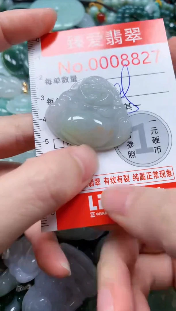 翡翠未镶嵌吊坠(不含链)8827