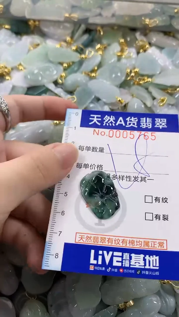 颈饰未镶嵌翡翠天然A货翡翠