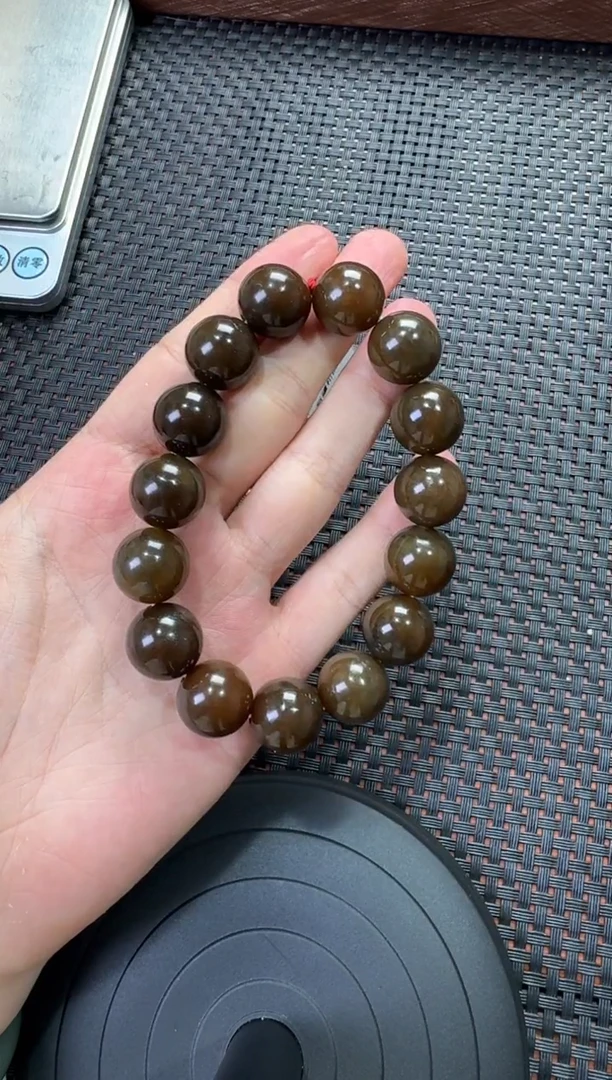 未镶嵌手串和田玉糖青花14手串