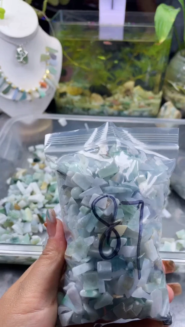 配石翡翠天然翡翠迷你500克87