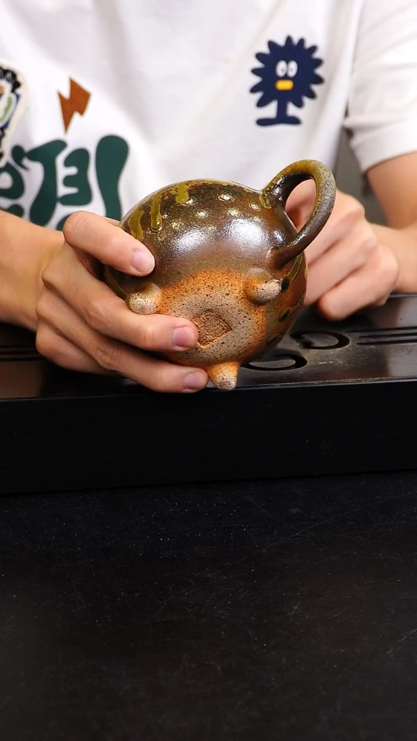 茶壶紫砂宜兴紫砂柴烧壶