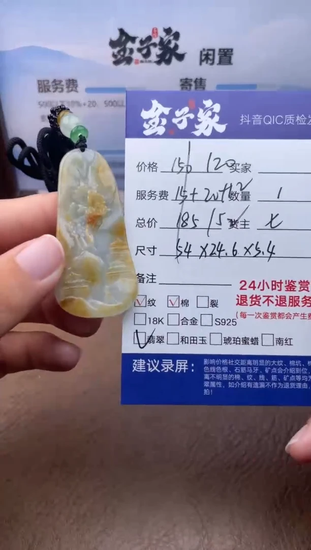 翡翠未镶嵌颈饰5190510106