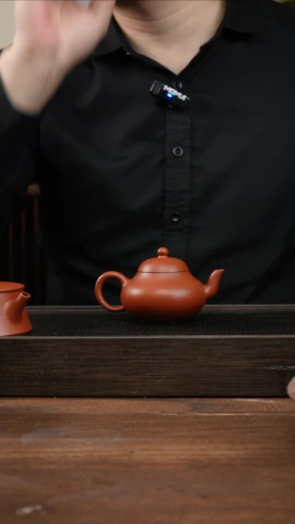 茶杯紫砂朱泥梨形     130CC