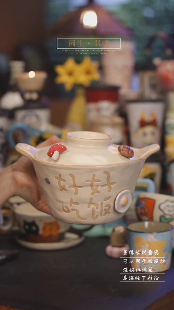 【闪购商品】景德镇可爱设计师款陶瓷
