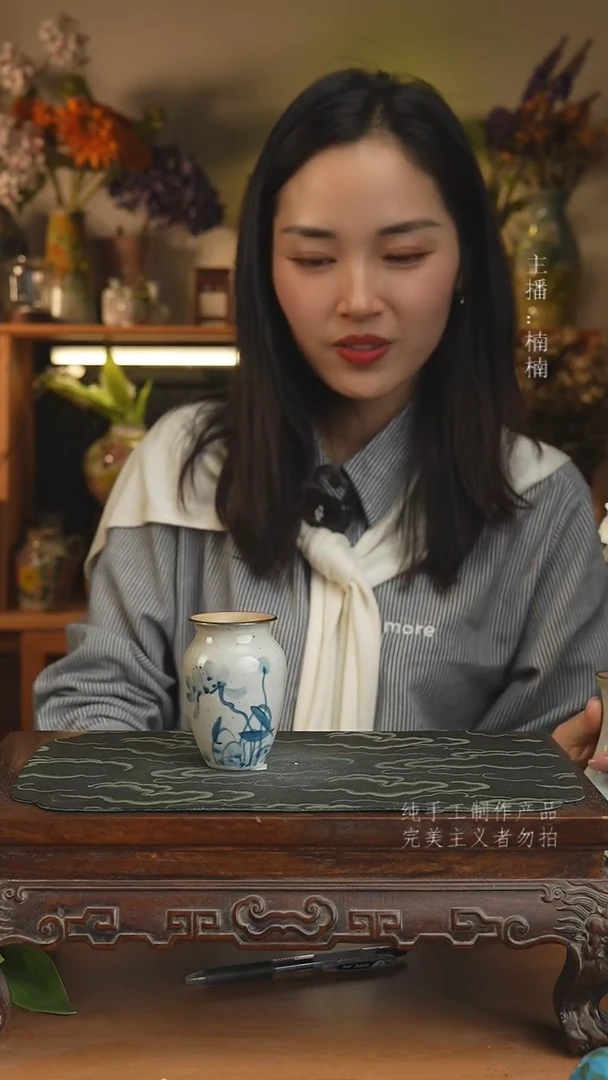 摆件景德镇陶瓷原创花器花器