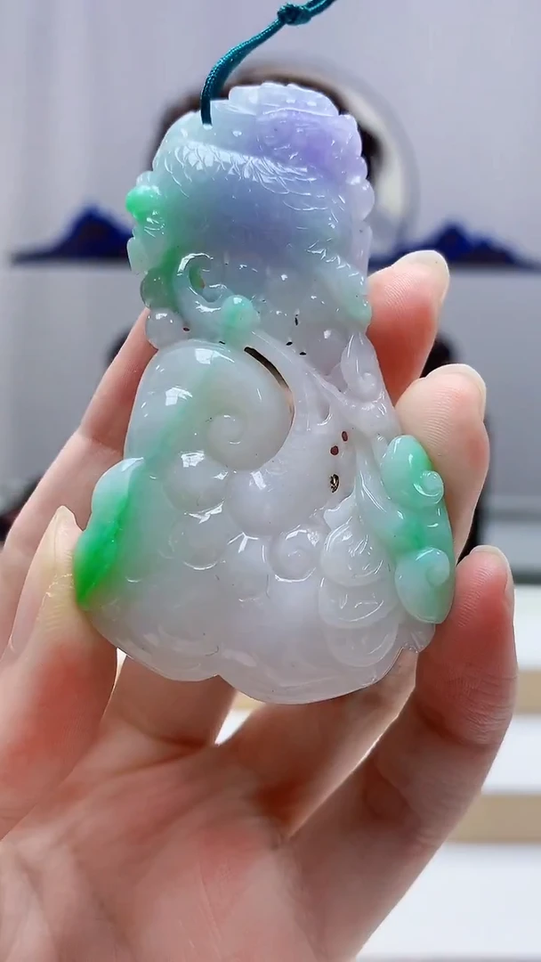 未镶嵌定制翡翠5159zm-毛货挂件126