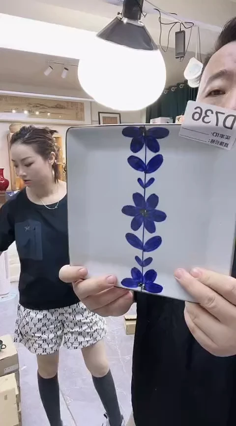 瓷片 全新高端翔芳窑D736 大盘 （