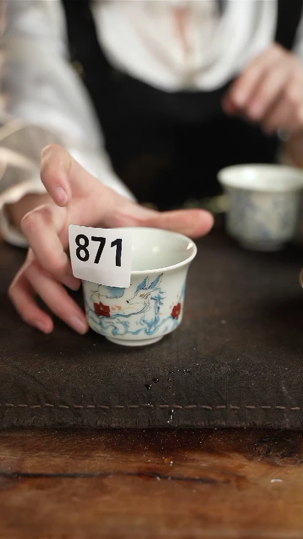 【闪购商品】杯871等烟雨陶瓷手作主人杯