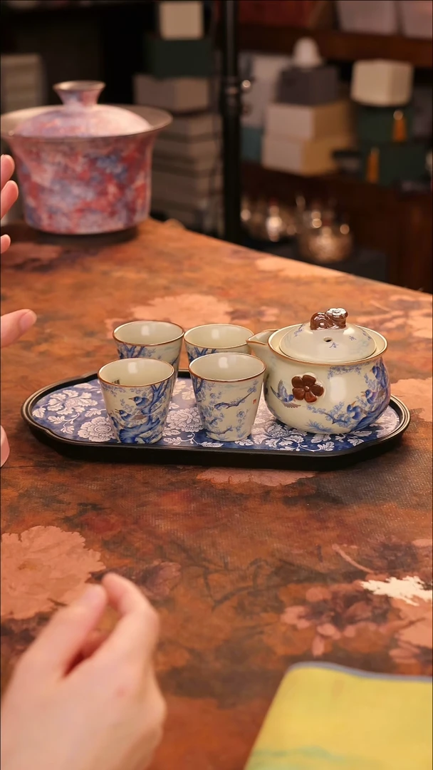 【闪购商品】陶瓷茶具（无礼盒无茶盘）@@A11507