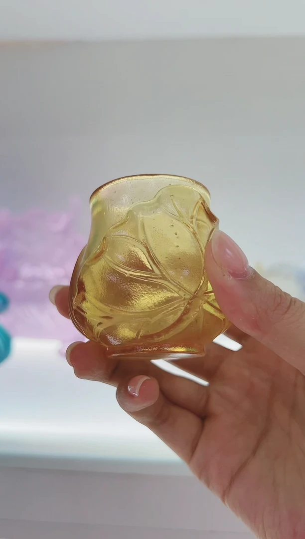 手工艺品琉璃古法琉璃供水杯