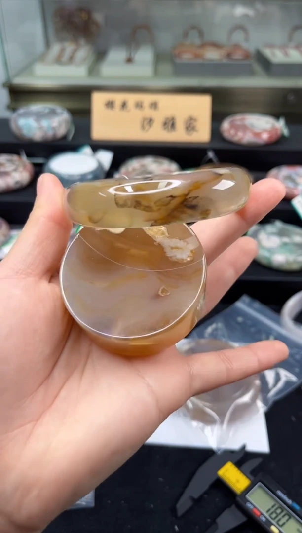 未镶嵌手镯石英质玉61圈口（赠品镯心）3009179