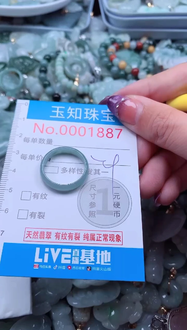 翡翠未镶嵌吊坠(不含链)1887