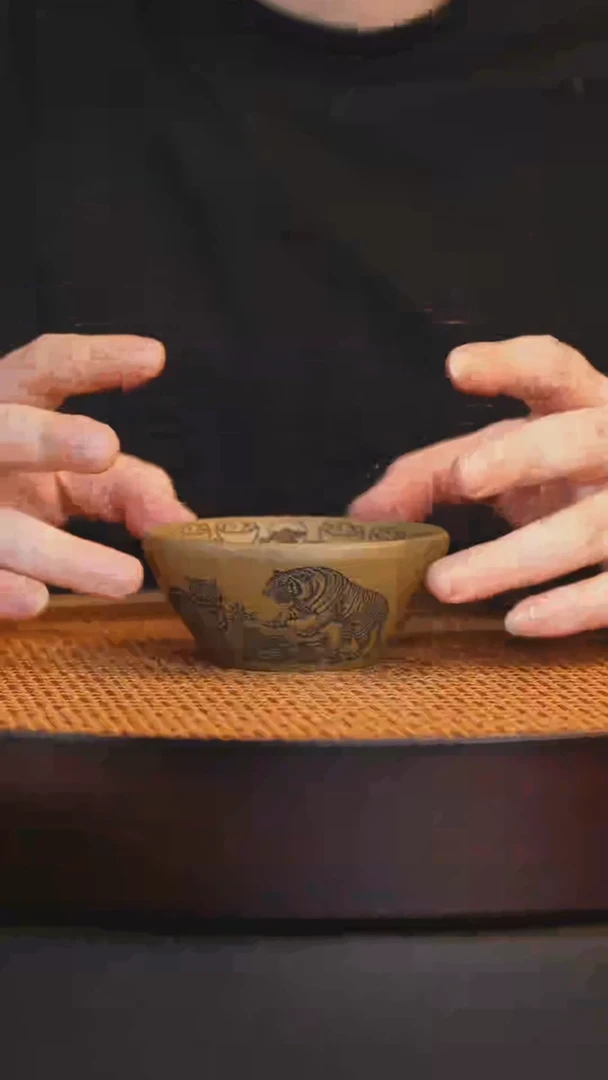 宜兴全手工紫砂杯