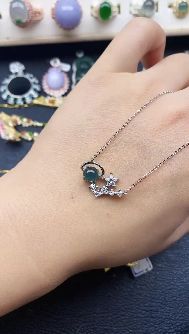 【闪购商品】翡翠戒指银S925镶嵌11111