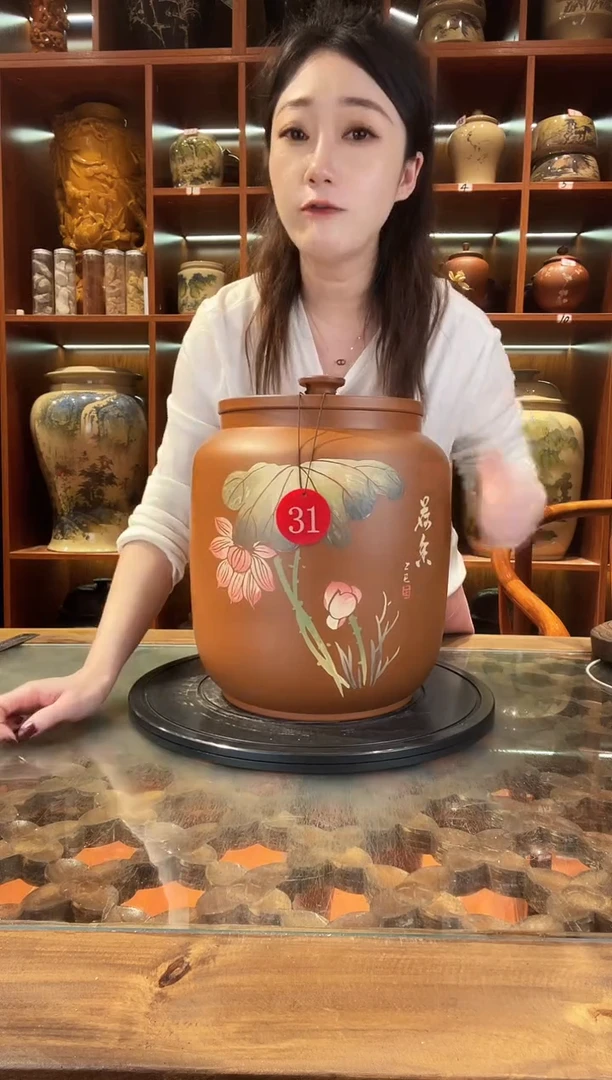 罐云南建水紫陶12升水缸@31