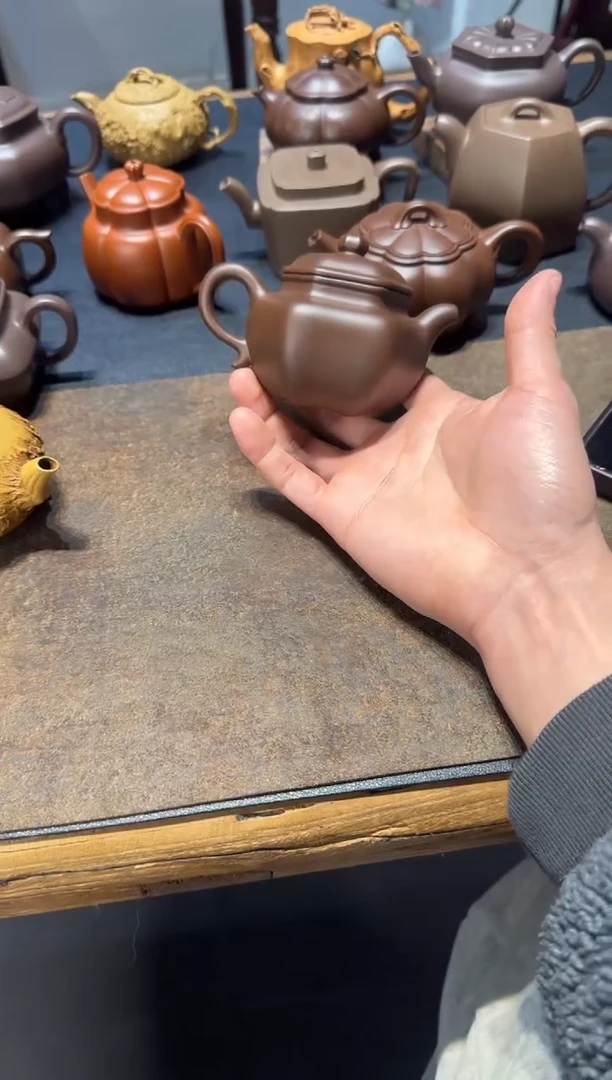 茶壶紫砂鱼**民古莲子 光板