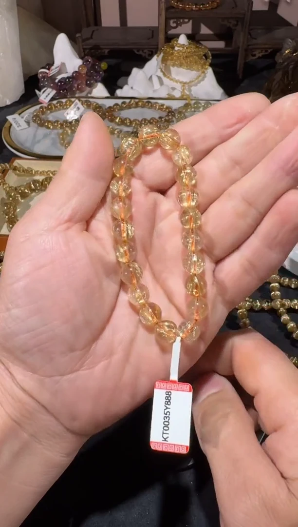 未镶嵌手串发晶SJ-985金发晶