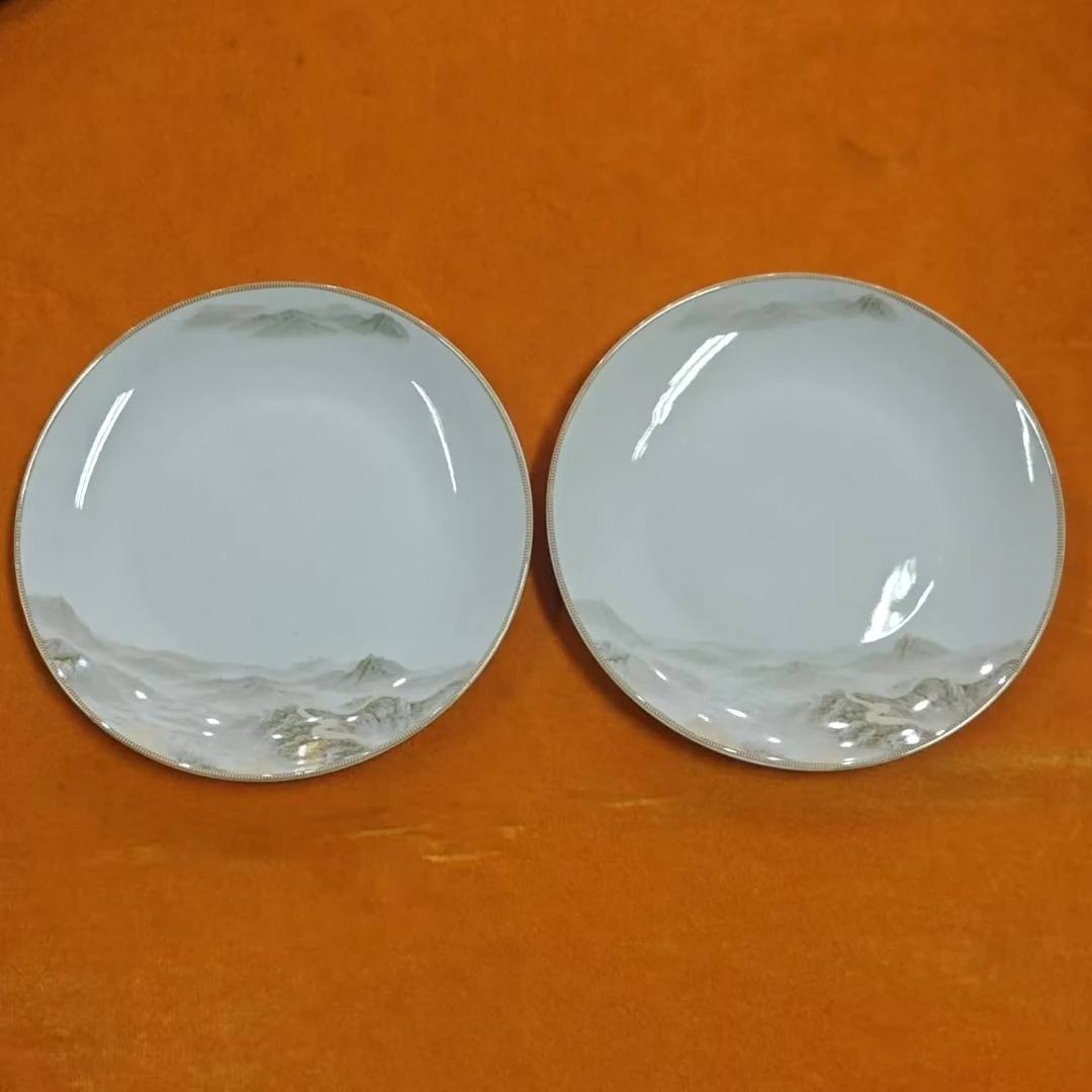 FC001景德镇陶瓷摆件对盘随机花色