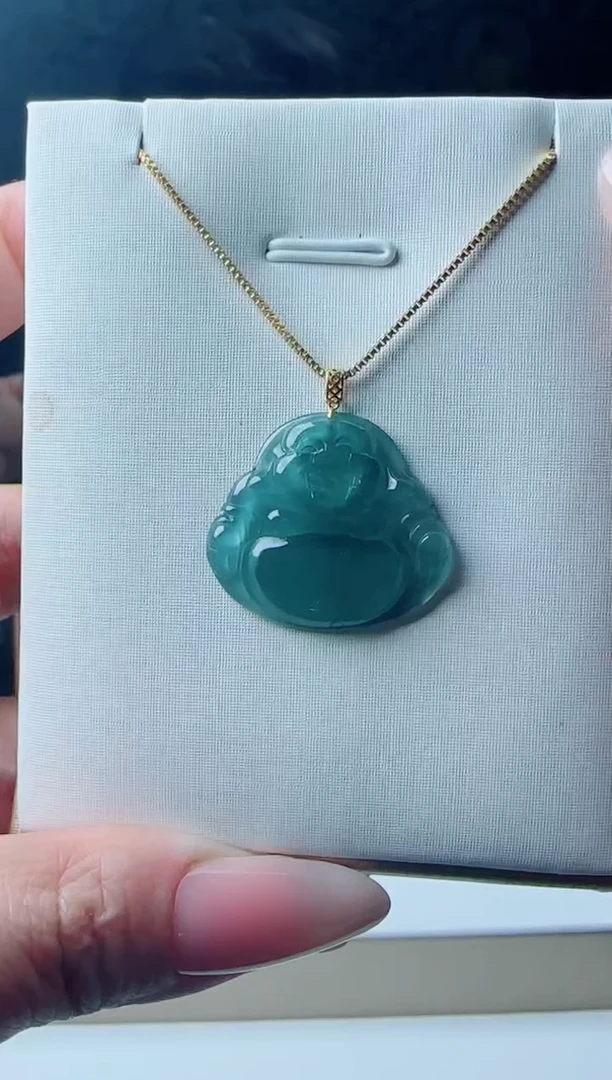 【闪购商品】翡翠颈饰18K金镶嵌多样性随机一件发货