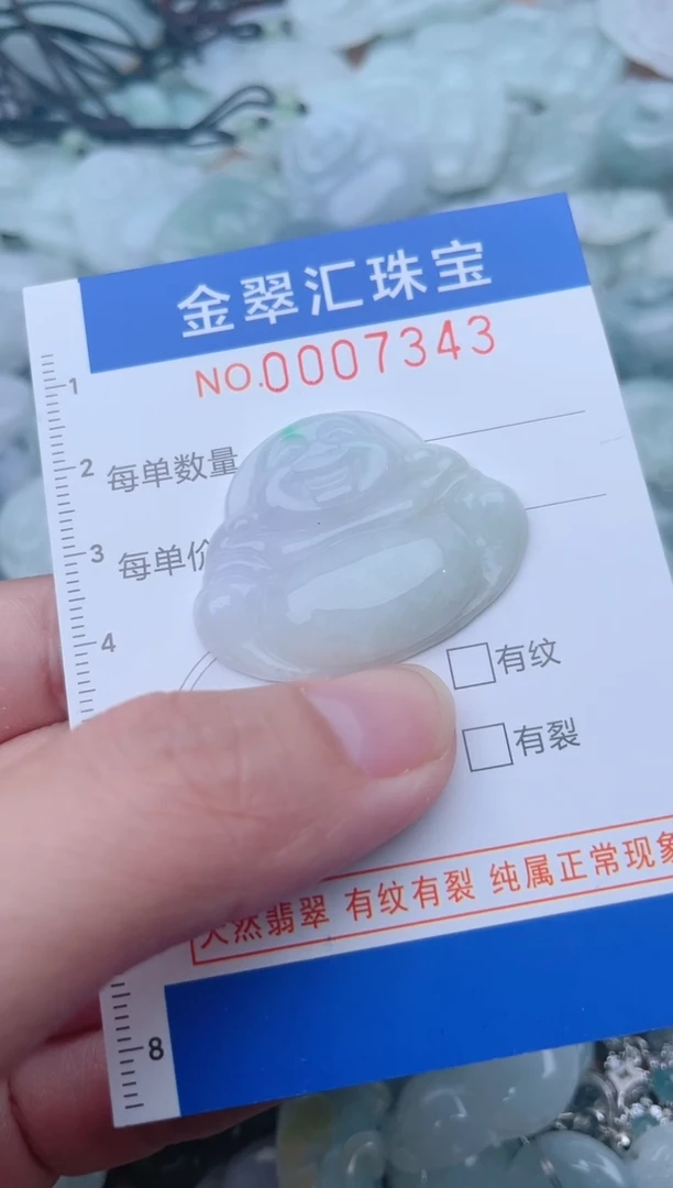颈饰未镶嵌翡翠7343