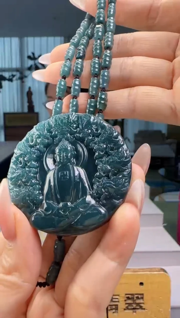吊坠(赠链)未镶嵌翡翠多样性发其一YJ@@60B7J03757