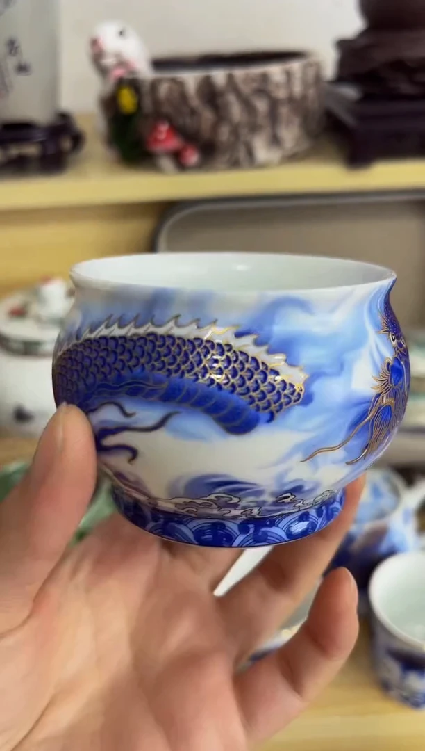 陶瓷茶具摆件旅行套组
