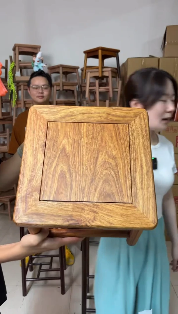 花梨木类3号刺猬紫檀高档小方凳一物一拍