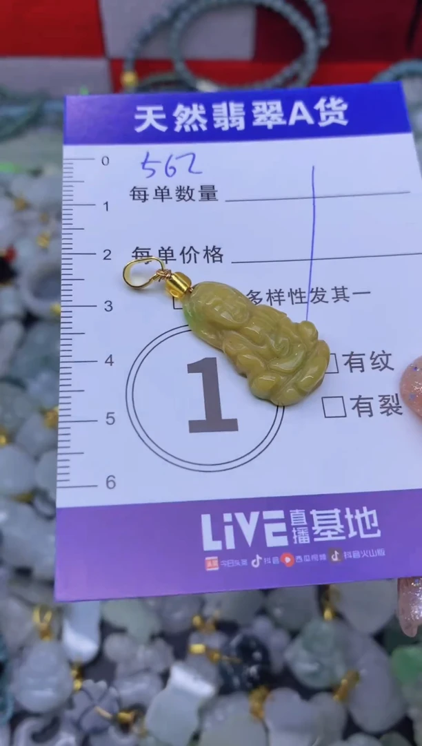 颈饰未镶嵌翡翠天然翡翠A货批量多样性发一件